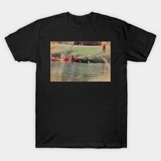 Canoes in the Summertime illustration T-Shirt